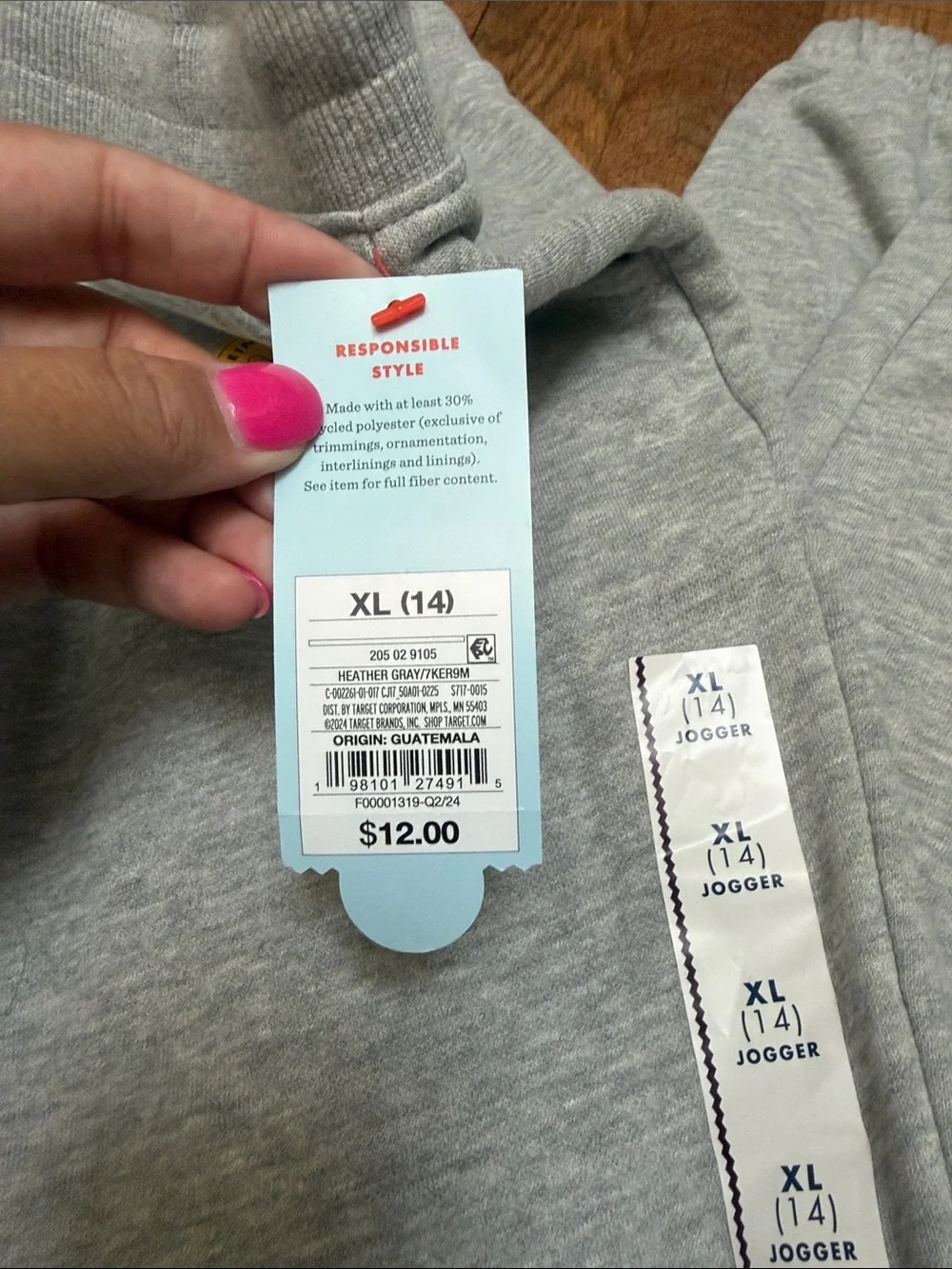 Kids Active pants  - Black, Gray & Sage